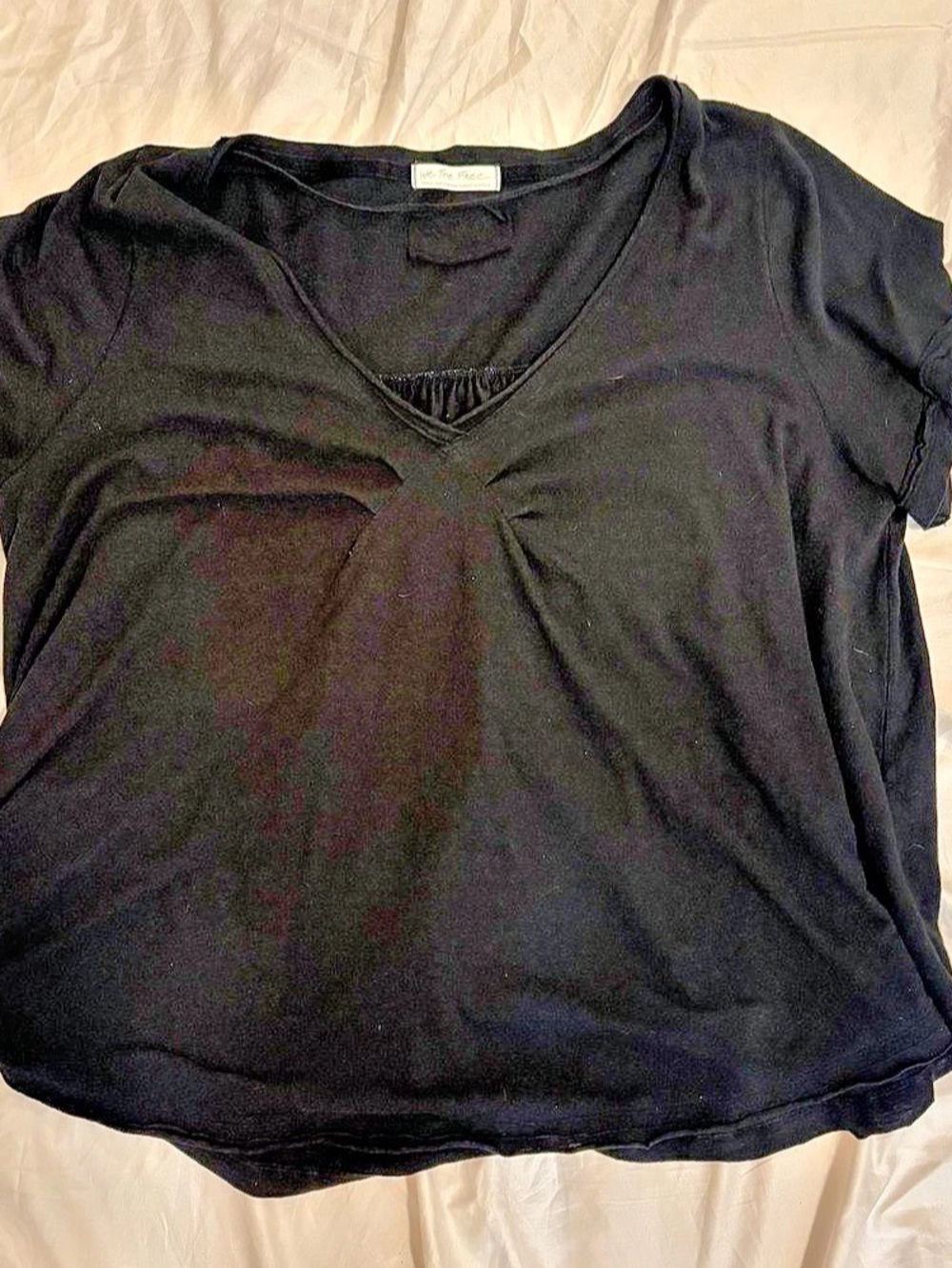 We The Free Black Short Sleeve Top Size Small